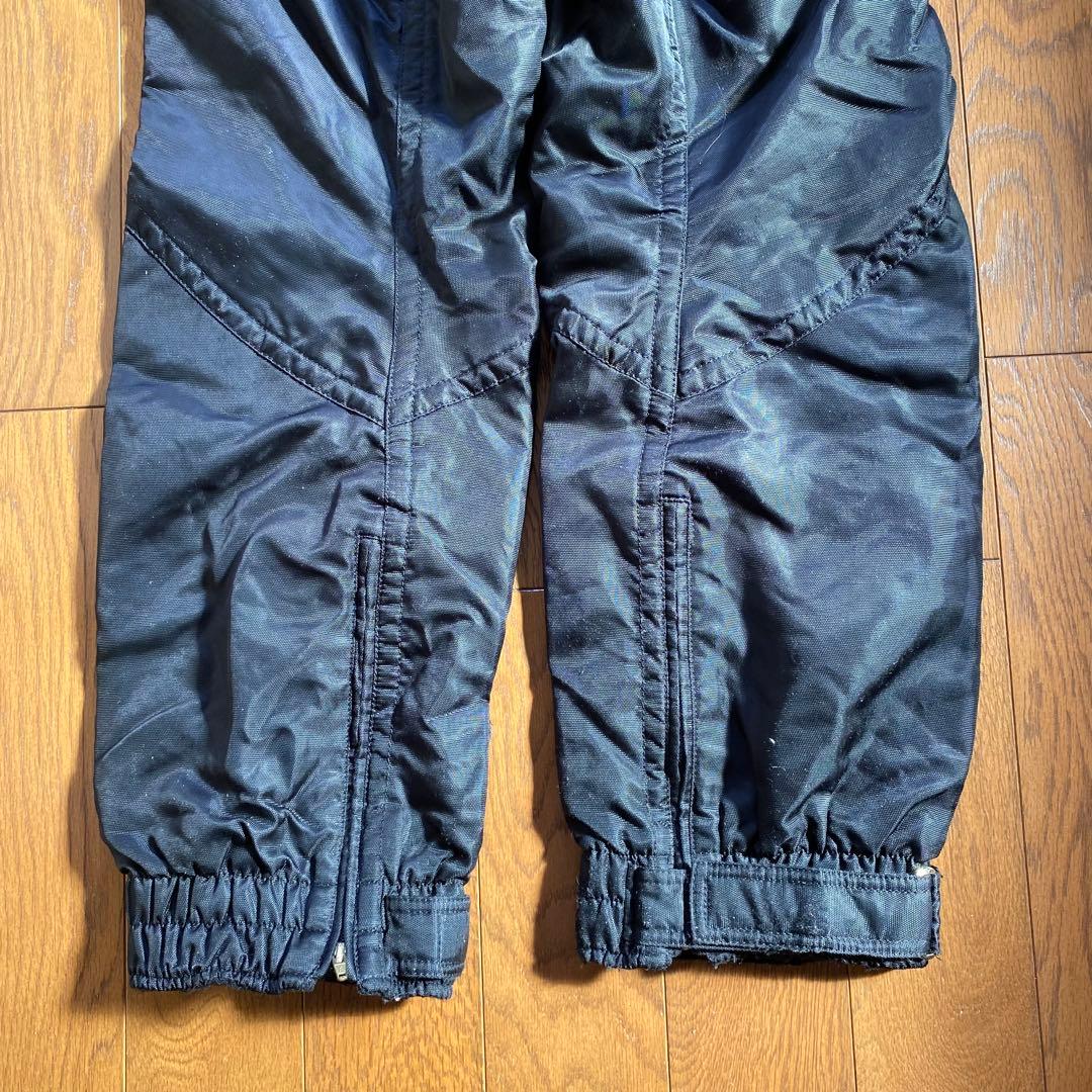 DESCENTE スキーウェアメンズ ブラック ビブパンツ サスペンダー