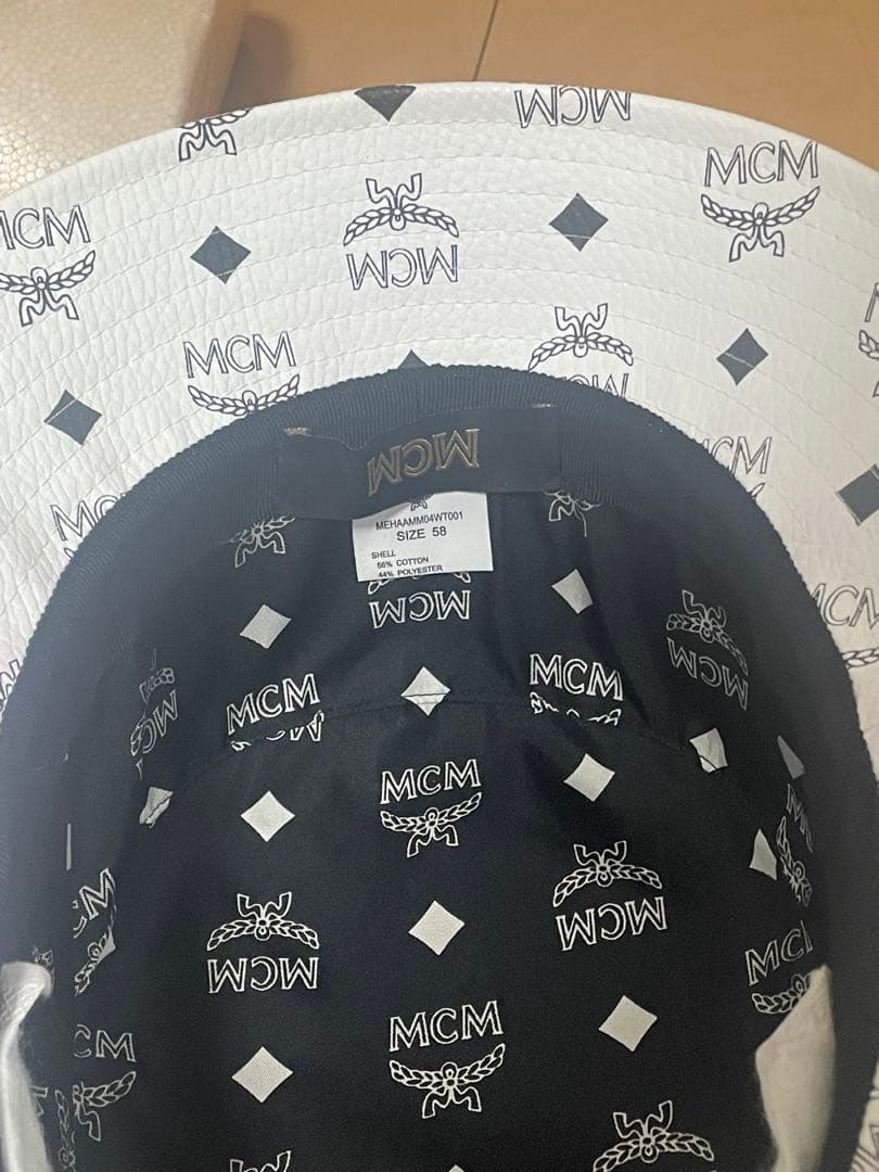 MCM ヴィセトス バケットハット ロゴ