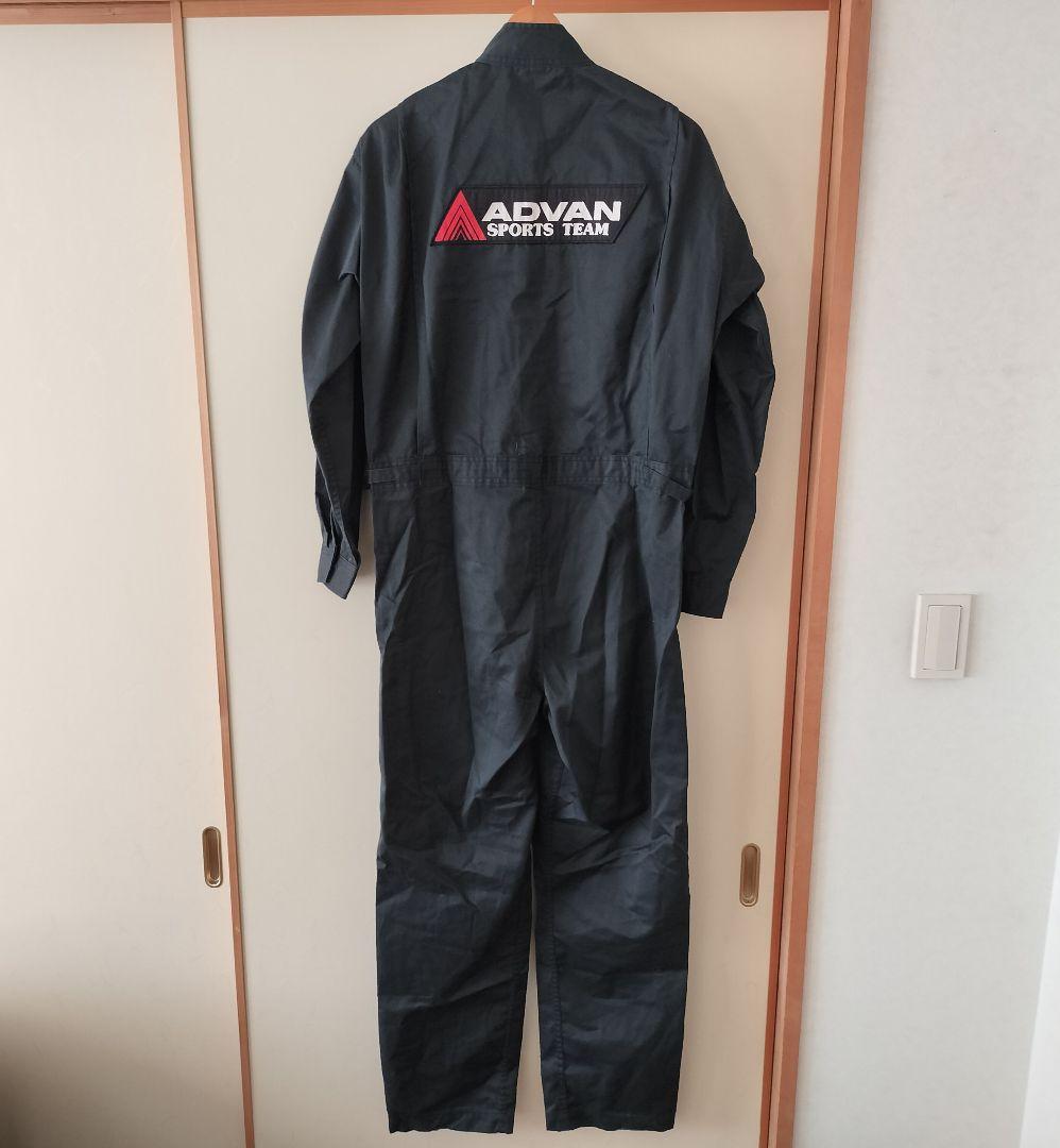 ADVAN アドバン つなぎ オールインワン ワッペン多数 LL
