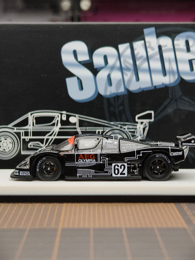 TPC × YS 1/64 メルセデス ベンツ Sauber C9 No.62