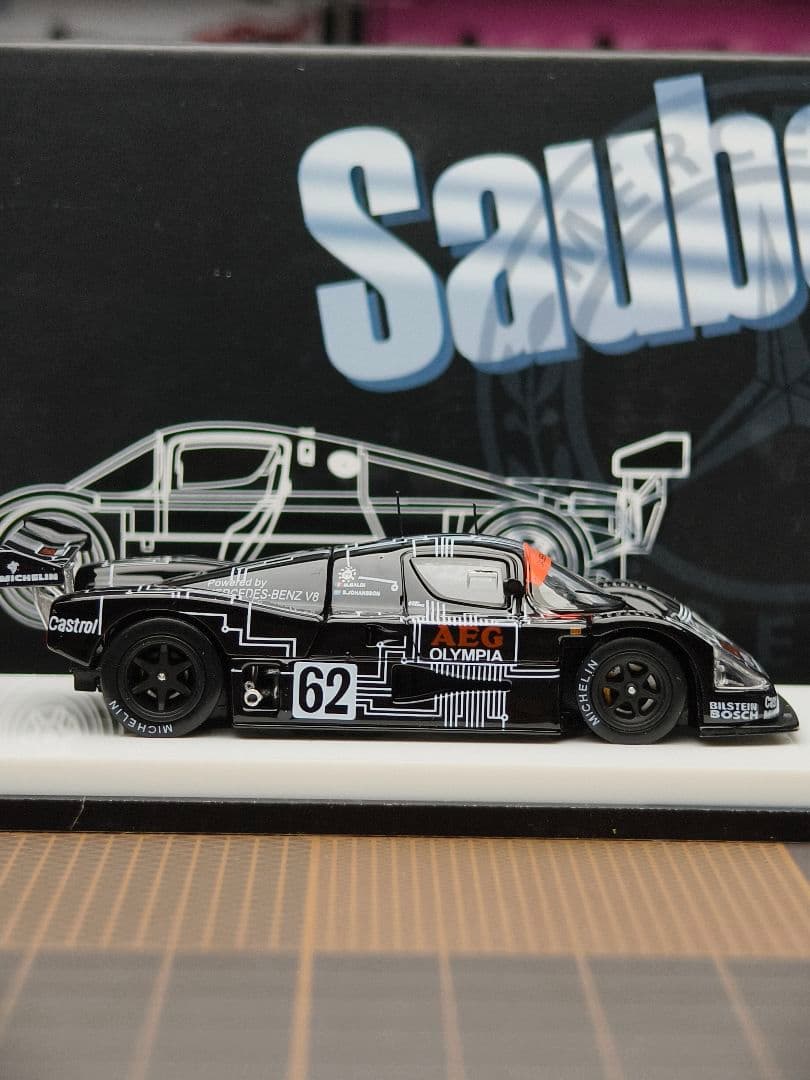 TPC × YS 1/64 メルセデス ベンツ Sauber C9 No.62