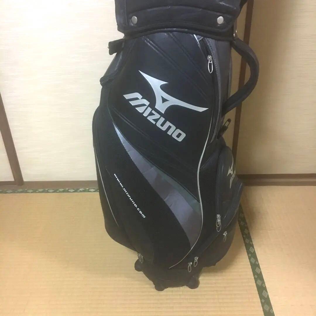 ミズノゴルフキャディバッグ＋クラブ類一式セット【19本豪華セット／まとめ売り】