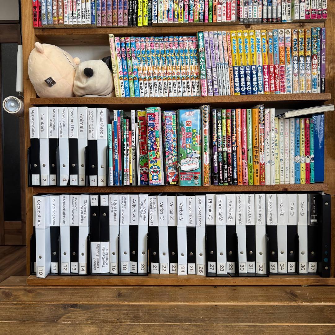 ペッピーキッズクラブ　英会話教材　コンプセット　カードファイリング