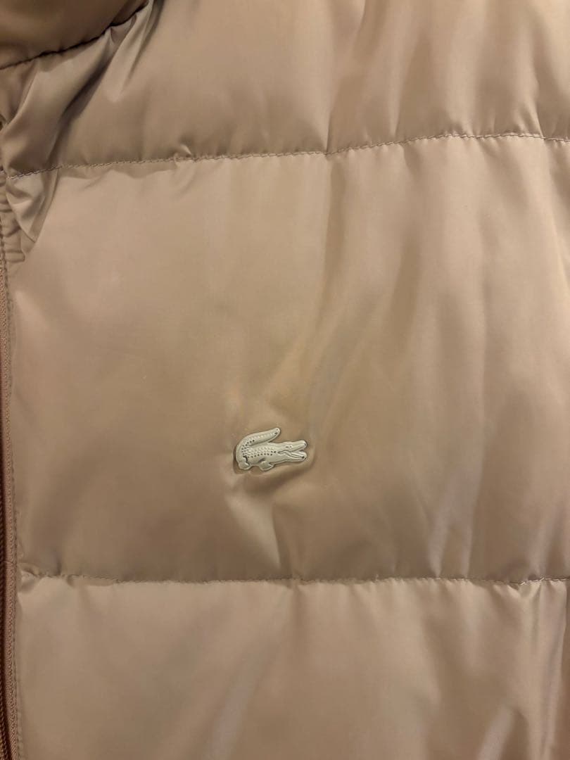 LACOSTE メンズベージュ ダウンベスト 50/4