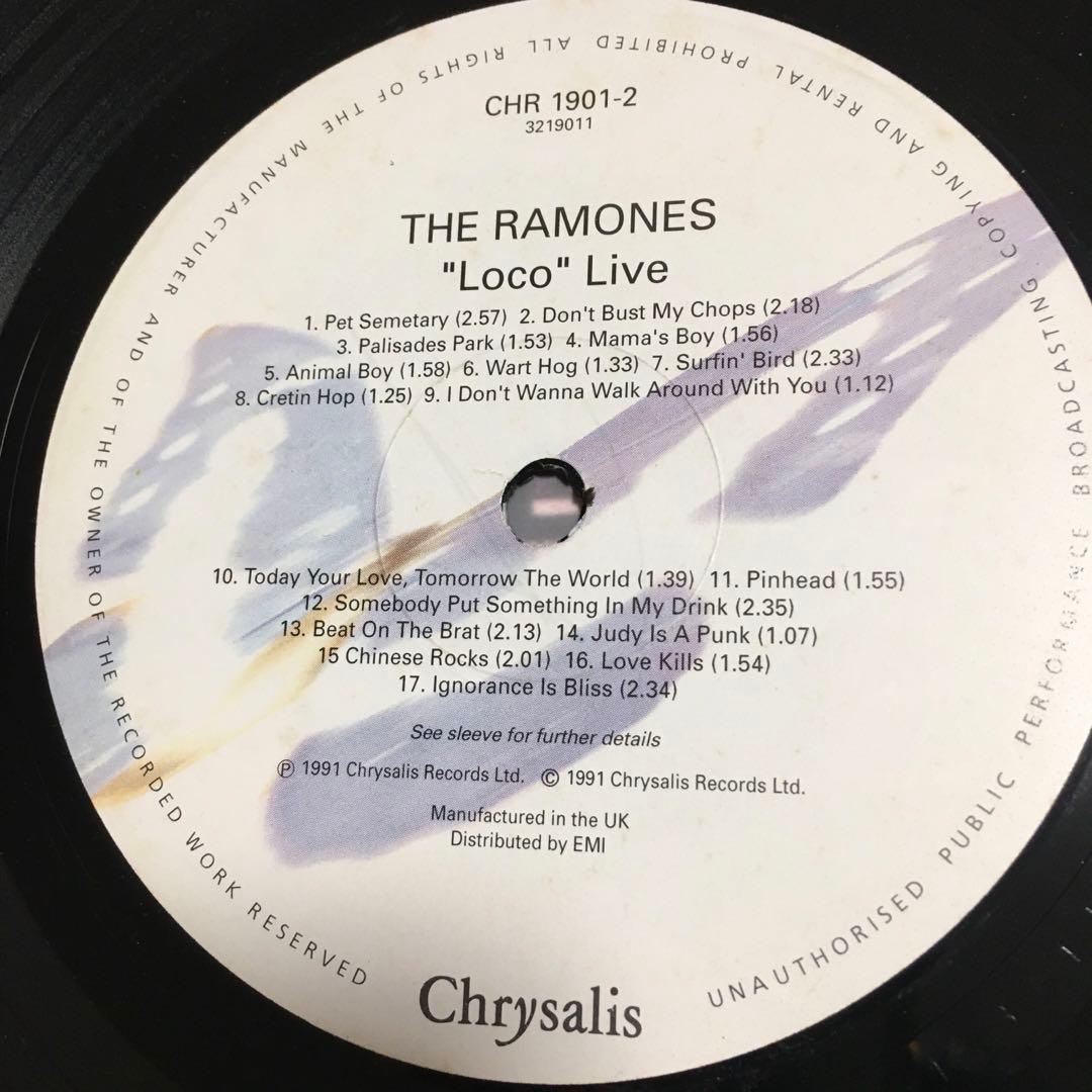 LOCO LIVE／RAMONES アナログ