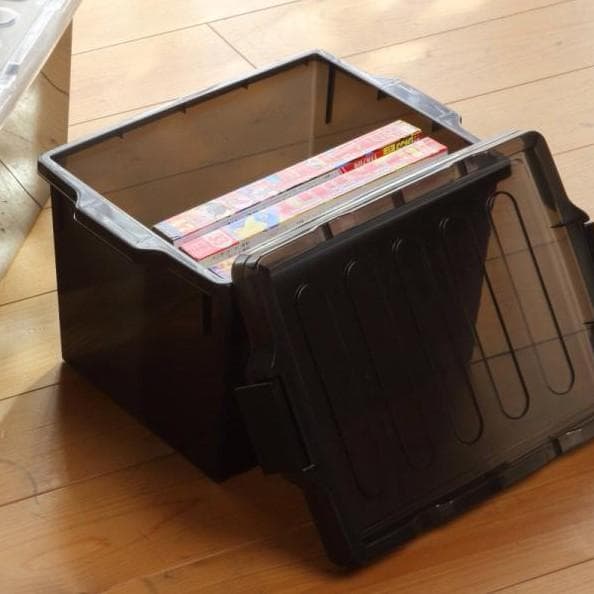 ISETO 同人誌ケースB5 クリアブラック 8個 日本製
