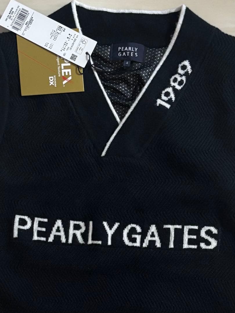 PEARLY GATES ネイビー Vネックベスト