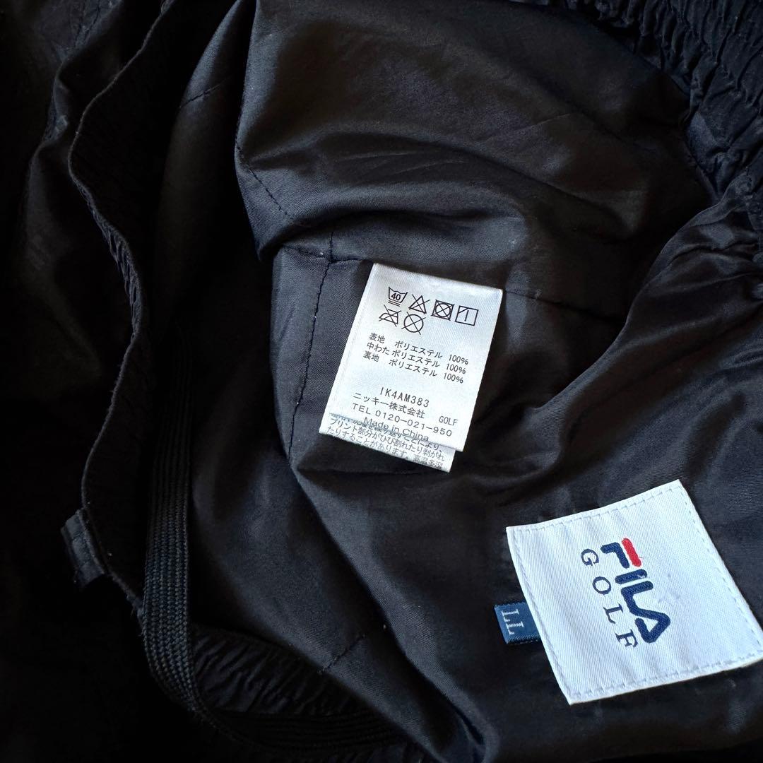 FILA◆防寒ジャンパー&パンツ上下セットアップ◆サイズLL