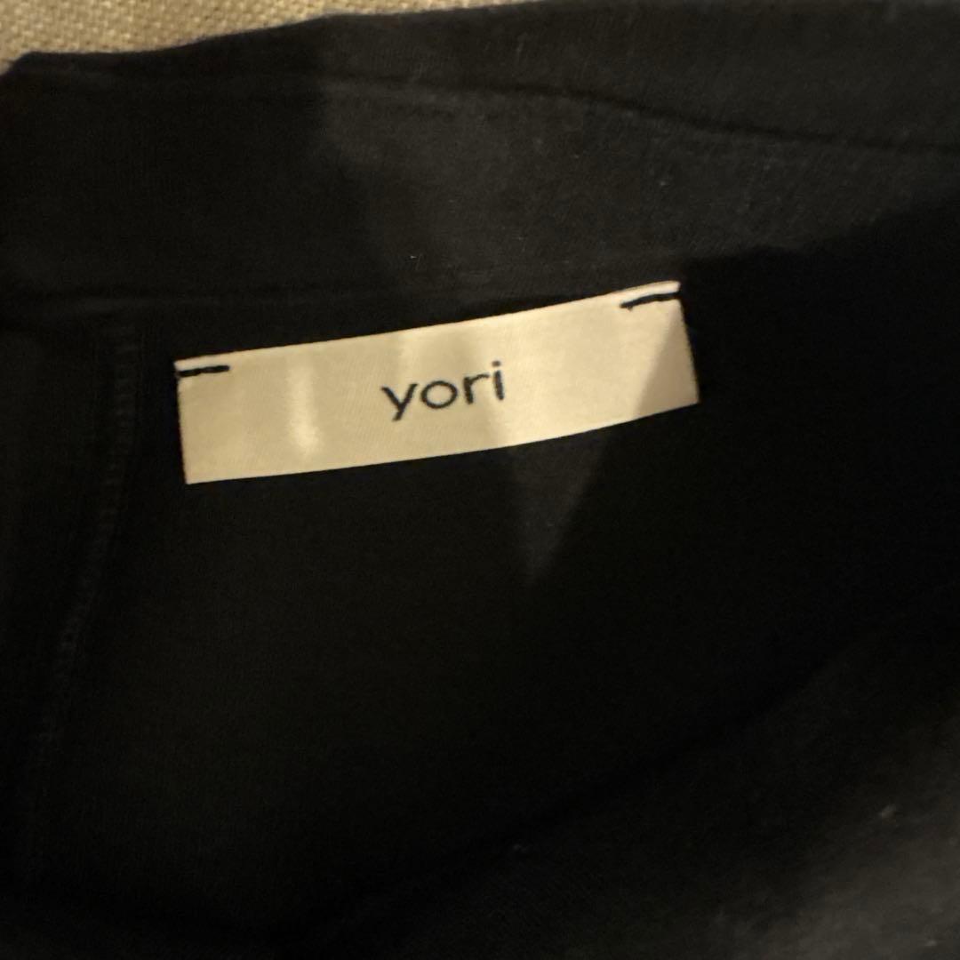 yori 襟付きフリルブラウス　フリーサイズ
