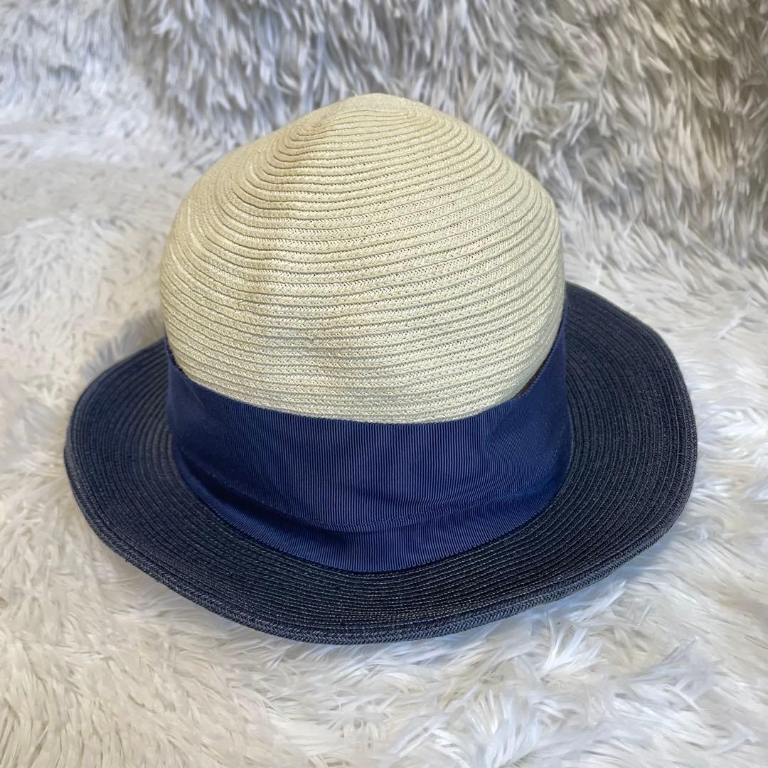 ✨新品タグ付き✨LANVIN en Bleu ランバンオンブルー ストローハット