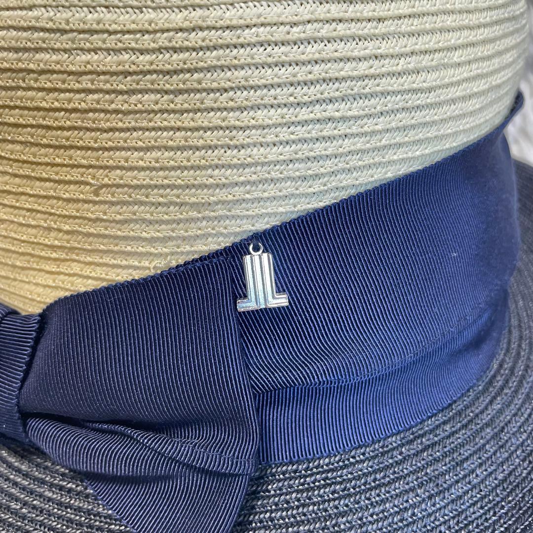✨新品タグ付き✨LANVIN en Bleu ランバンオンブルー ストローハット