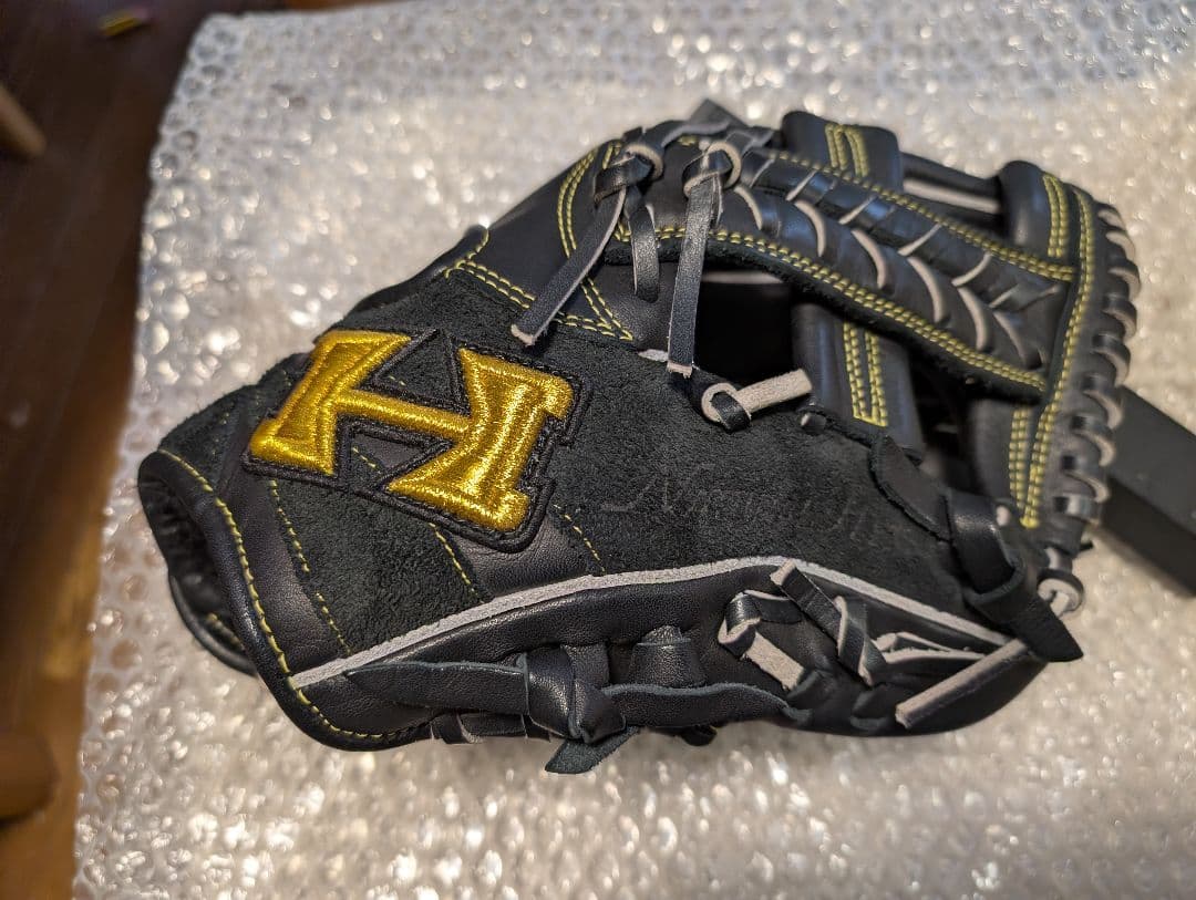 hi-gold 軟式グローブ 黒 スペシャルオーダー