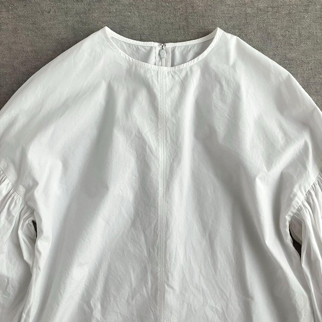 美品✨ウィムガゼット クルーネック 袖ボリュームブラウス