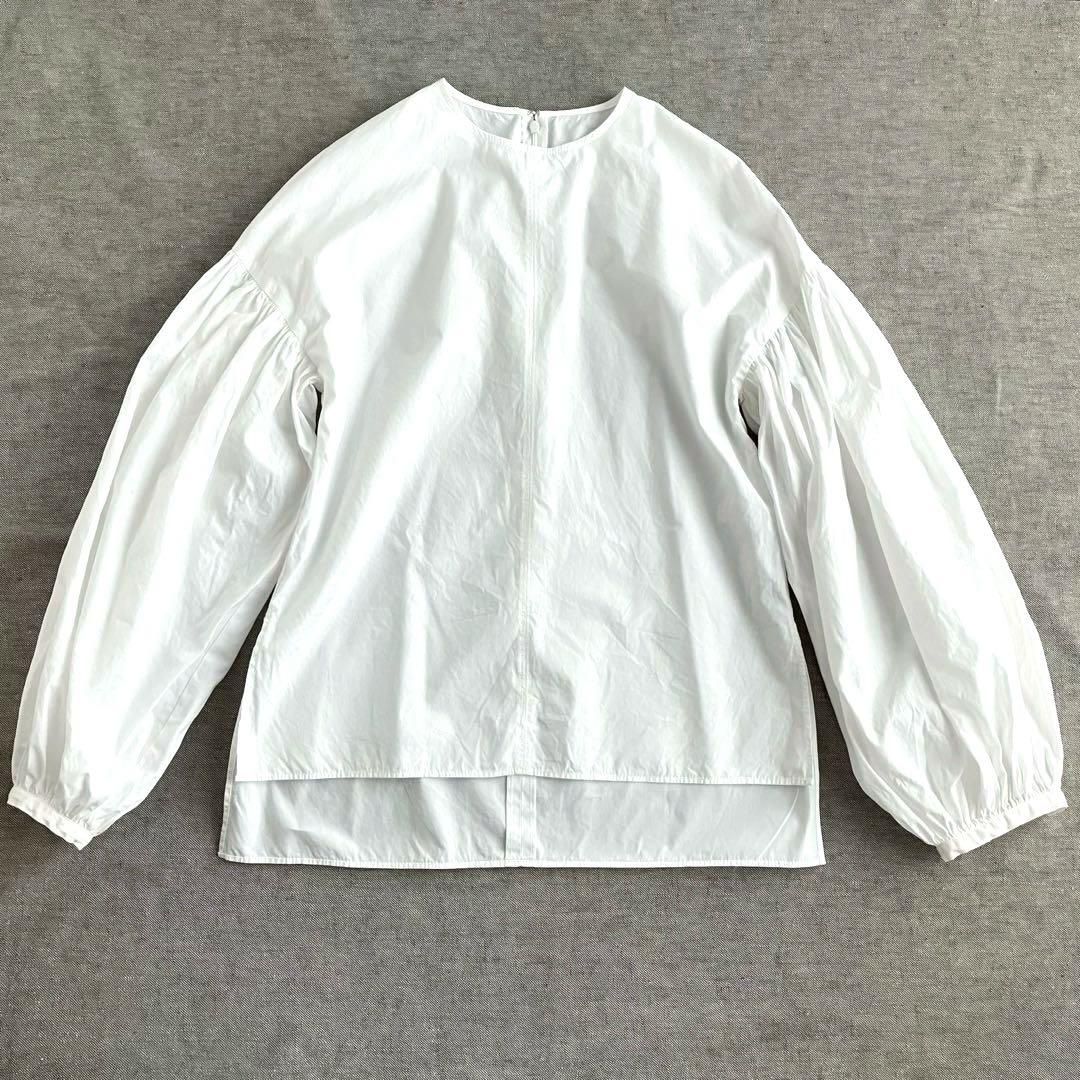 美品✨ウィムガゼット クルーネック 袖ボリュームブラウス