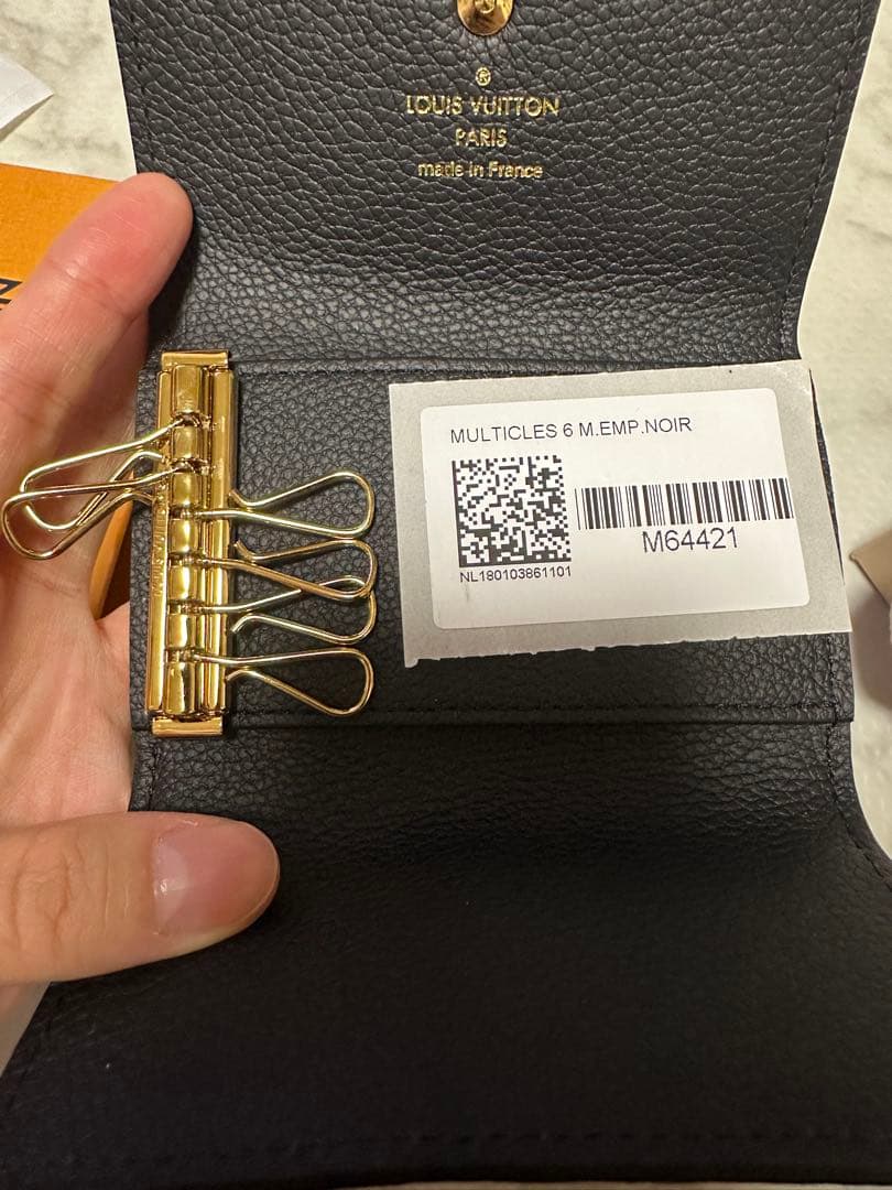 LOUIS VUITTON ブラックキーケース