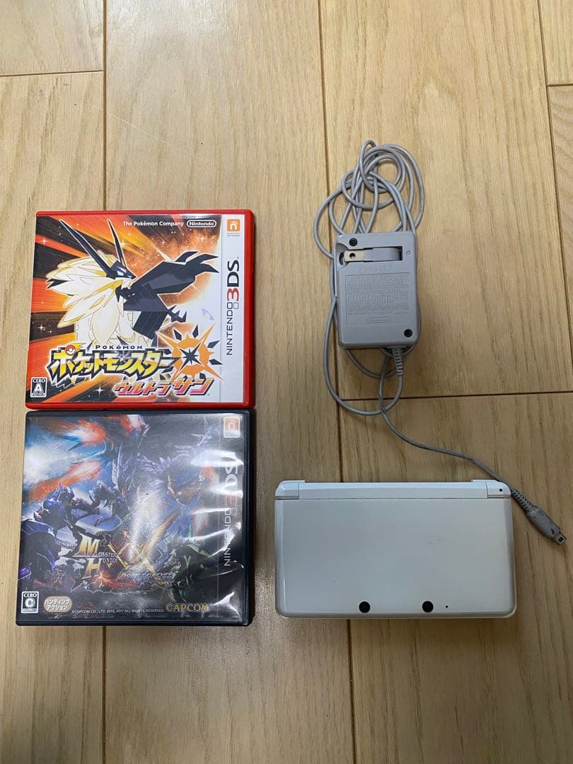 3DS 本体とポケットモンスターウルトラサン　モンスターハンターXX