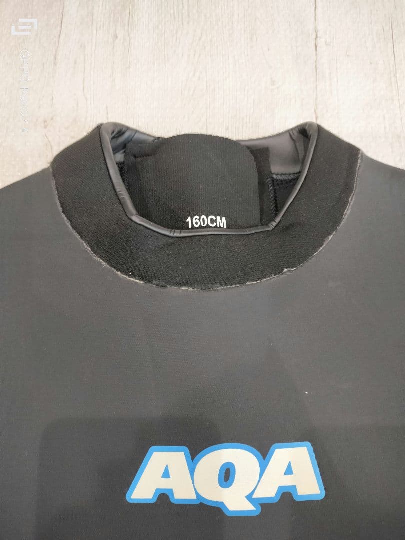 AQA キッズ ジュニアウェットスーツ 160cm 5mm 美品