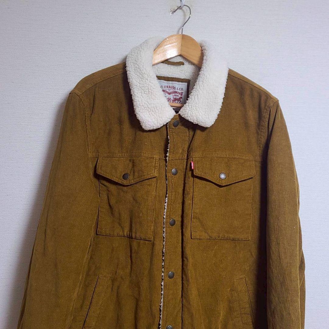 リーバイス Levi's コーデュロイ シェルパ裏地 トラッカージャケット M