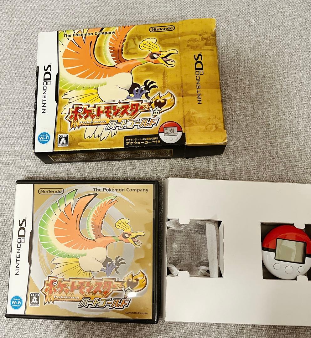 NintendoDS ポケットモンスター ハートゴールド ポケウォーカー付き