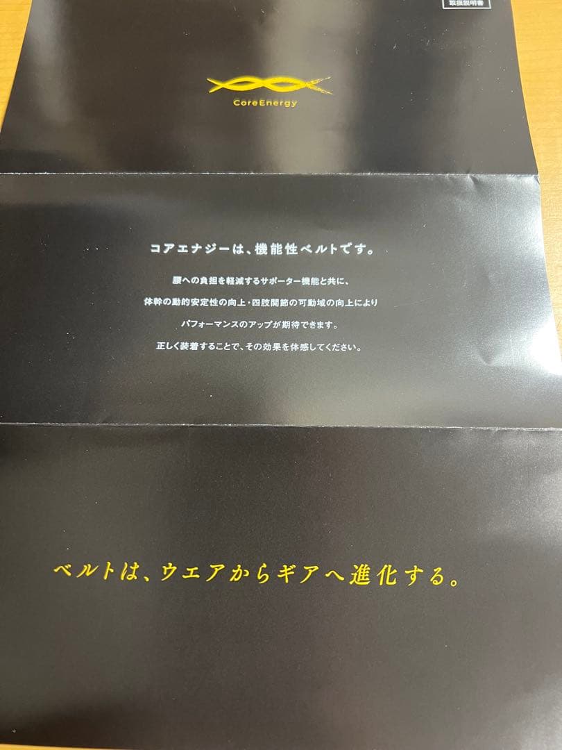 CoreEnergy ネイビー ベルト　特価品