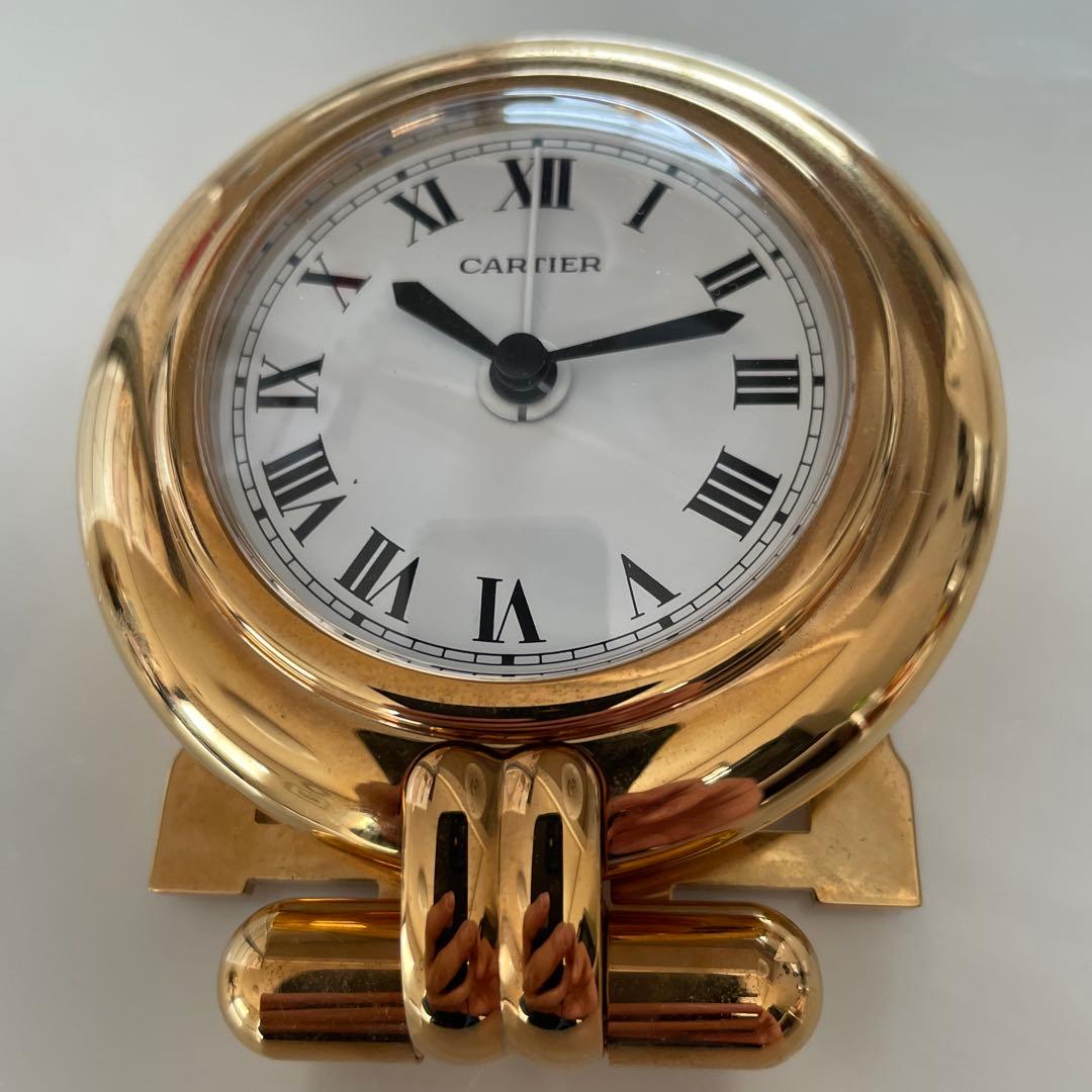 稼働品　CARTIER カルティエ コリゼ 置時計　トラベルウォッチ