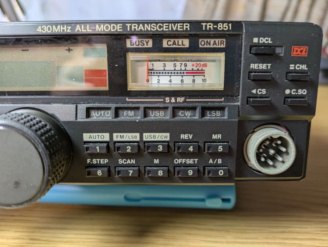 KENWOOD TR-851D 430MHz【ジャンク・本体+マイク】