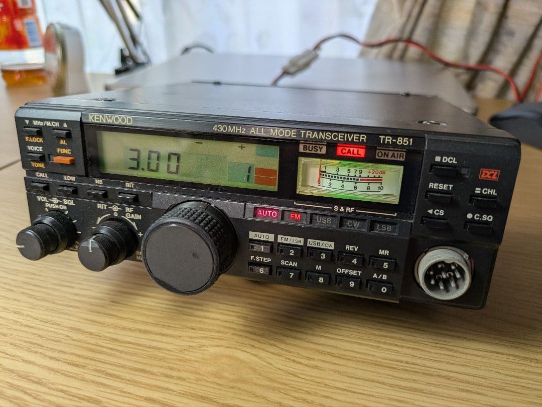 KENWOOD TR-851D 430MHz【ジャンク・本体+マイク】