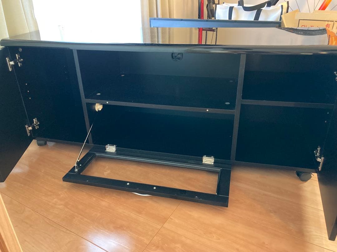 テレビ台　ブラック　120cm幅　東京インテリア