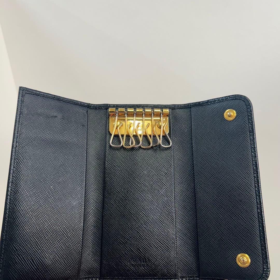 美品　プラダ　キーケース　ロング　財布　バッグ