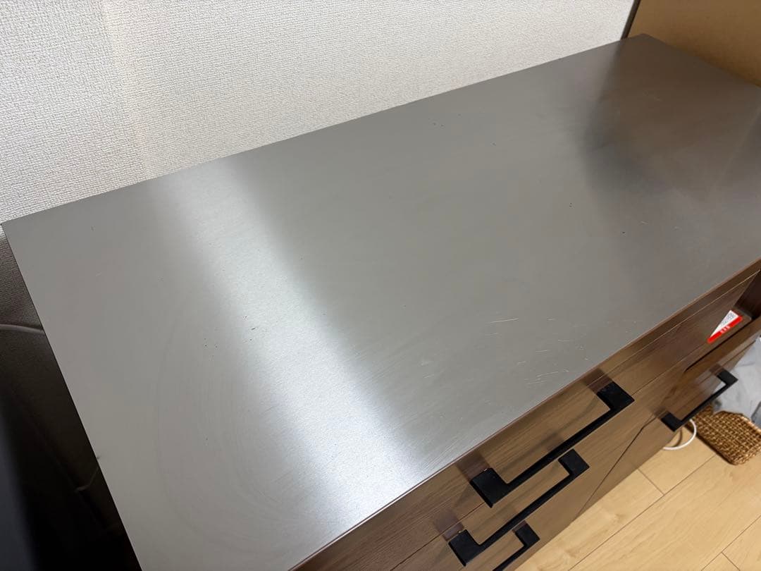 大川家具　キッチンカウンター　家電ラック　ウォールナット　w105