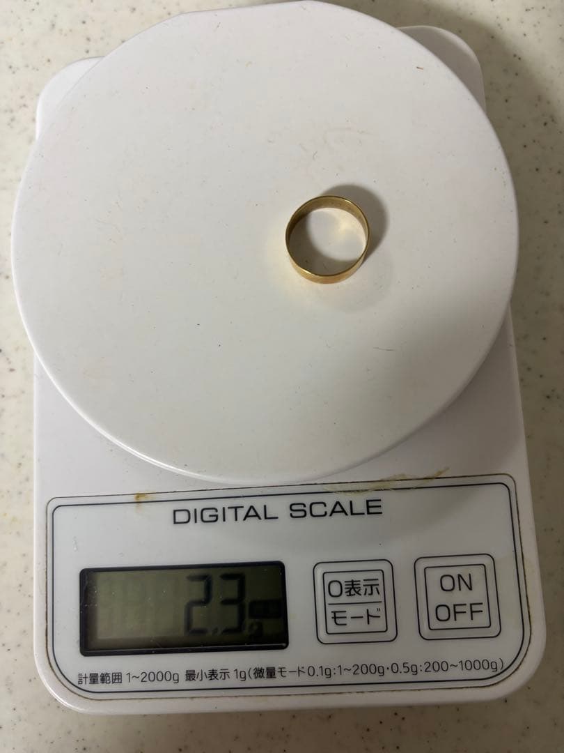 k18 指輪　2.3g