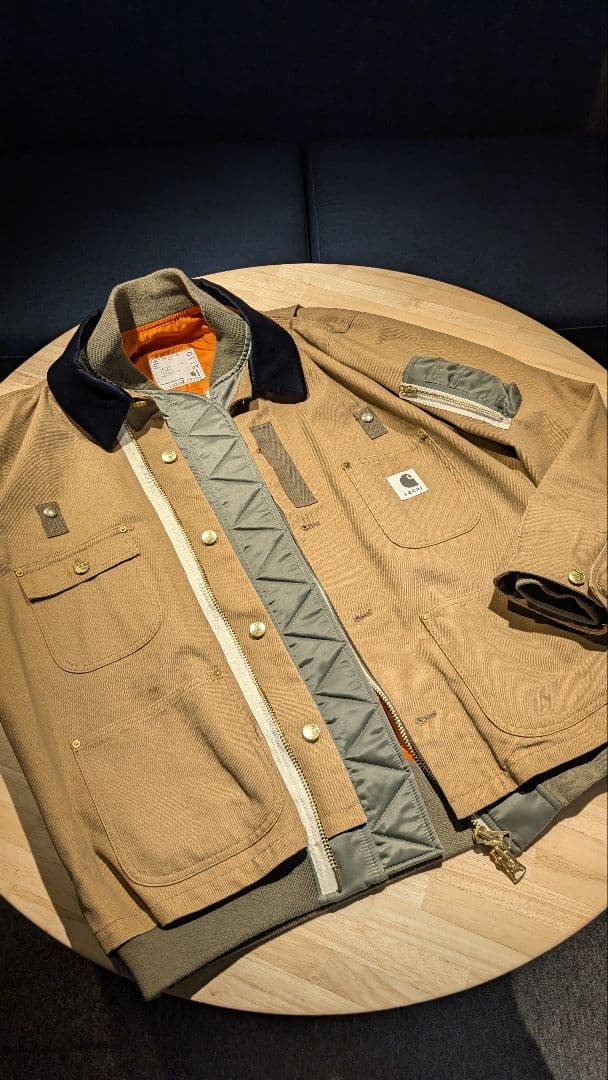 値下中【サイズ3(L〜XL相当)】sacai ×Carhartt WIP MA1