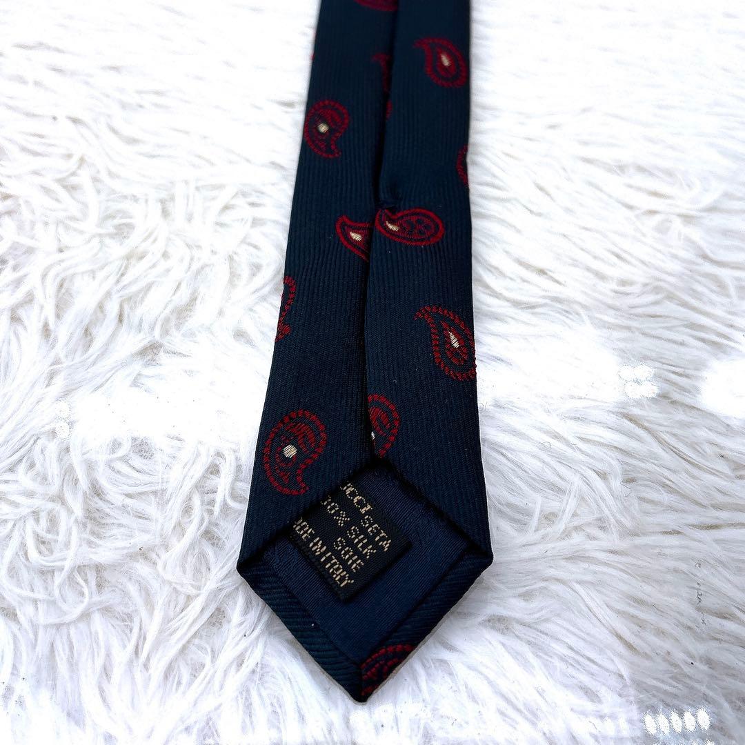 【美品】GUCCIグッチ /シルクネクタイ/ペイズリー柄/フォーマル/ビジネス