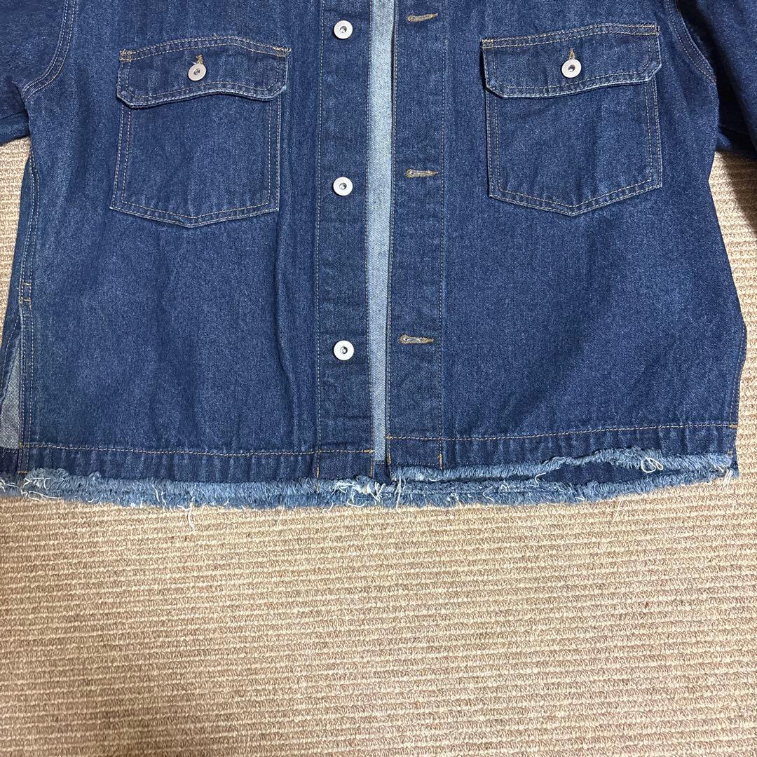 JUNRedデニムジャケット 長袖セットアップ