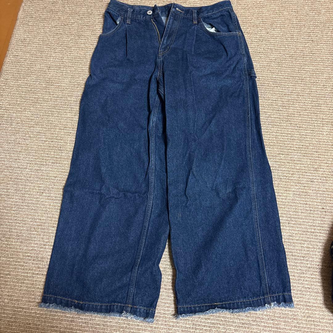 JUNRedデニムジャケット 長袖セットアップ