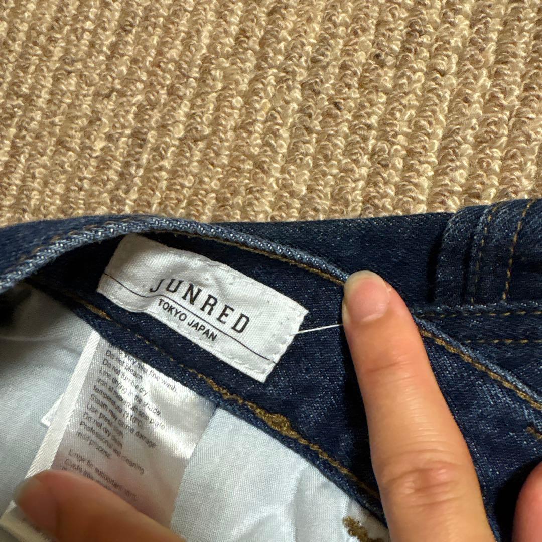 JUNRedデニムジャケット 長袖セットアップ