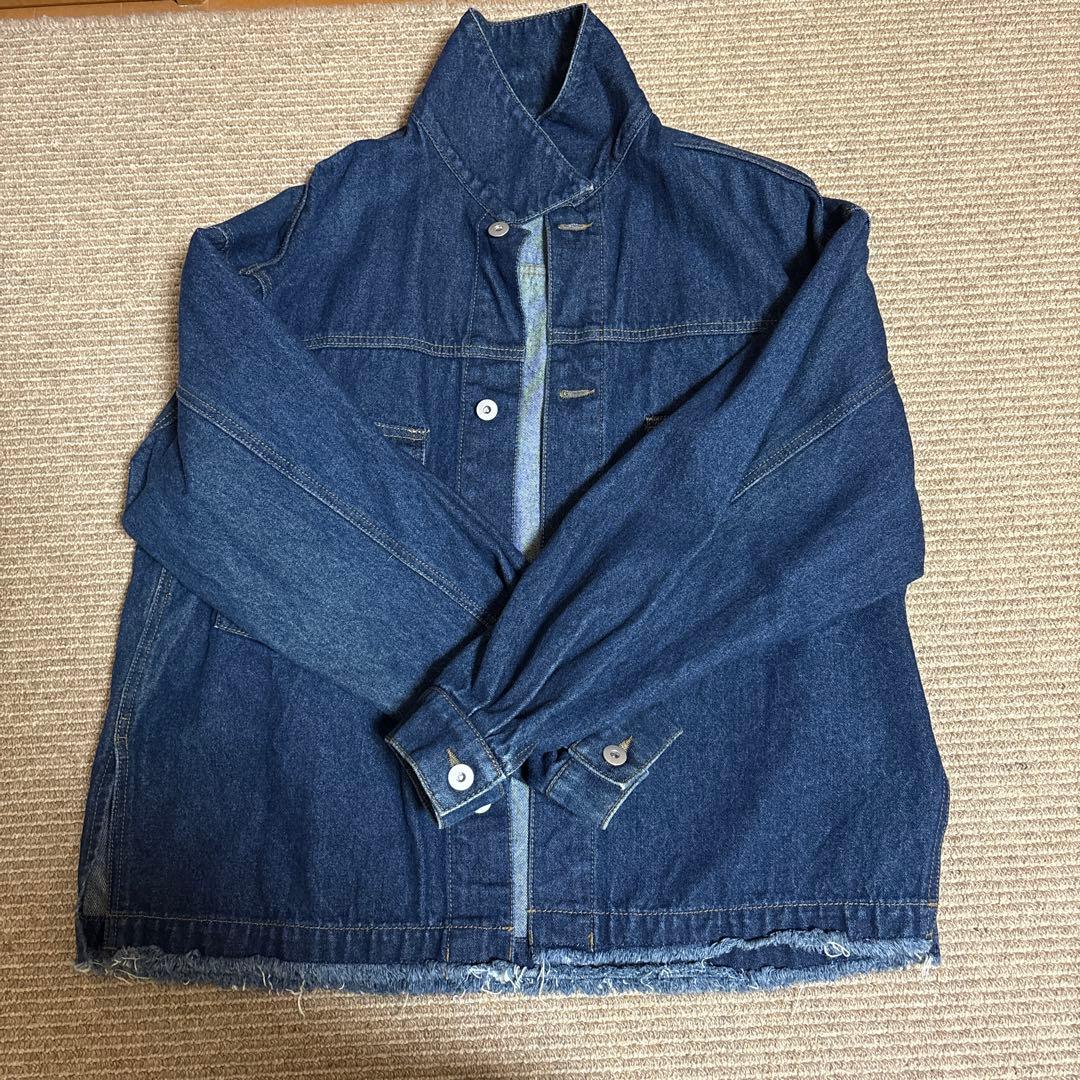 JUNRedデニムジャケット 長袖セットアップ