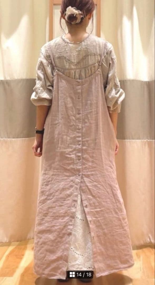 （新品）kazumi × Samansa Mos2　ストール付きレースブラウス