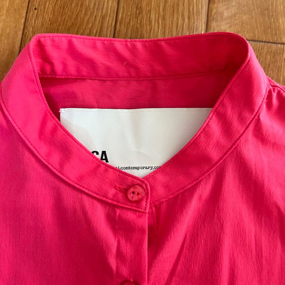 新品タグ付き✨ティッカ TICCA バルーンスリーブシャツ ピンク 22SS