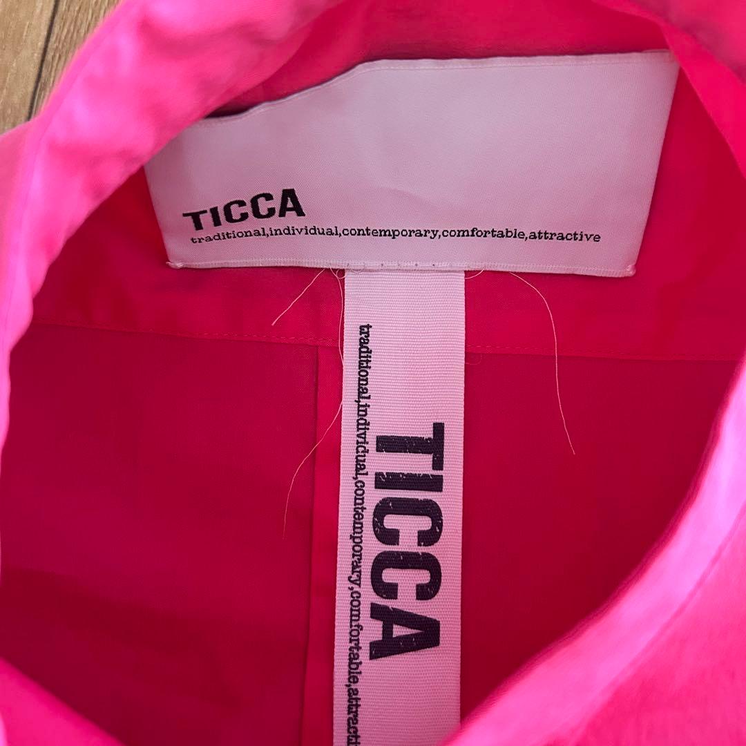 新品タグ付き✨ティッカ TICCA バルーンスリーブシャツ ピンク 22SS