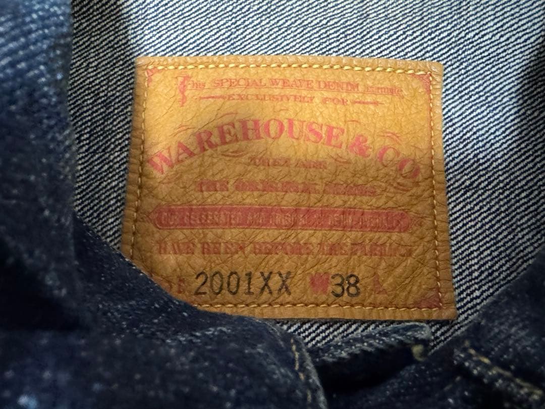 Warehouse 2001XX デニムジャケット 38