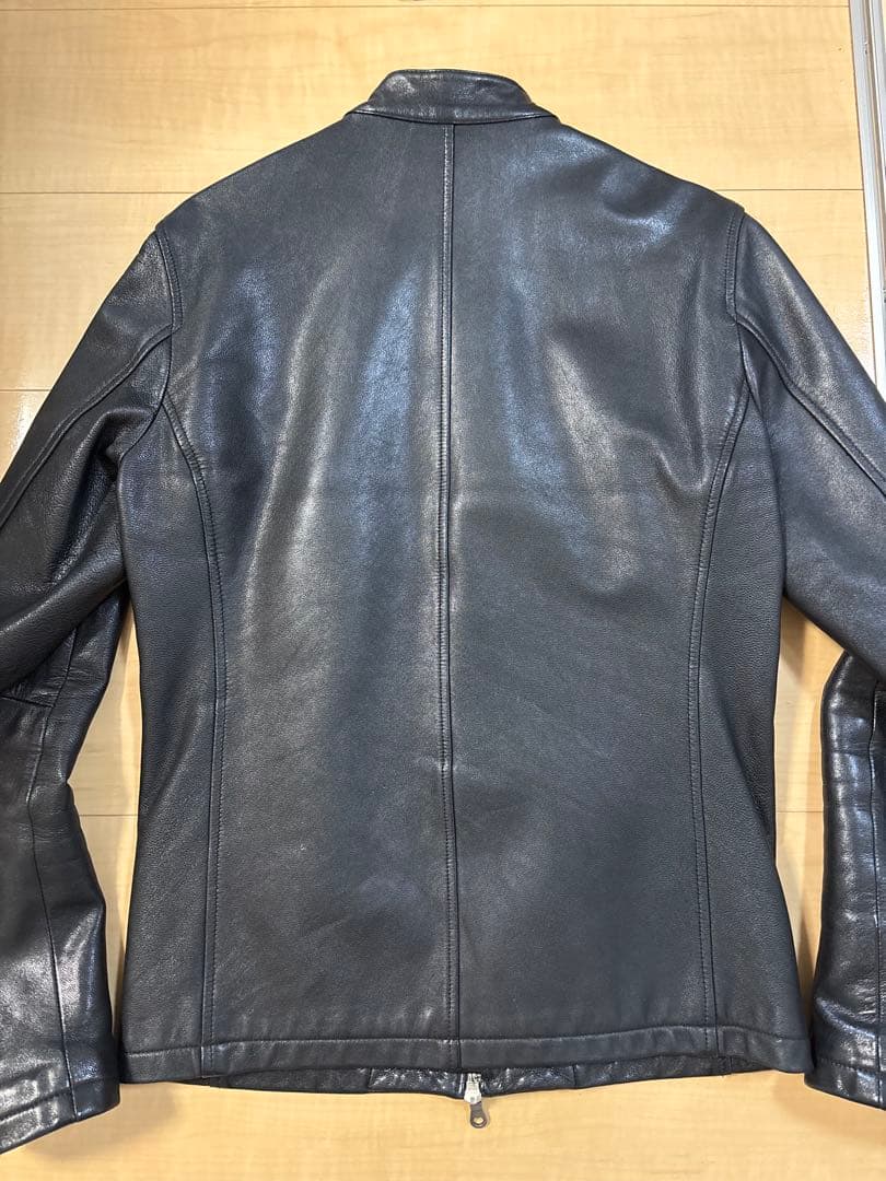 SHIPSシングルライダースジャケット