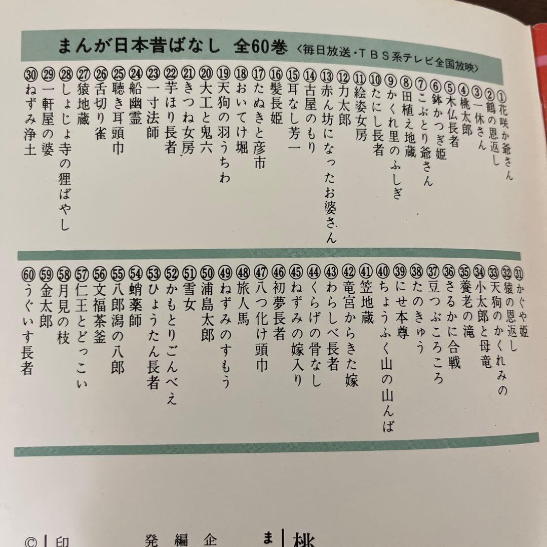 【国際情報社】まんが日本昔ばなし60巻セット　テレビカラーえほん昭和レトロ年代物