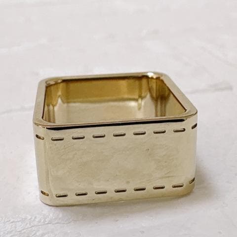 美品✨HERMES ボルデュック スカーフリング ゴールド 馬車柄 スクエア