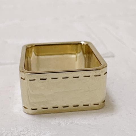 美品✨HERMES ボルデュック スカーフリング ゴールド 馬車柄 スクエア