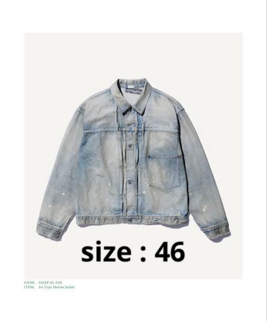 ジャケット・アウター A.PRESSE 1st Type Denim Jacket 46