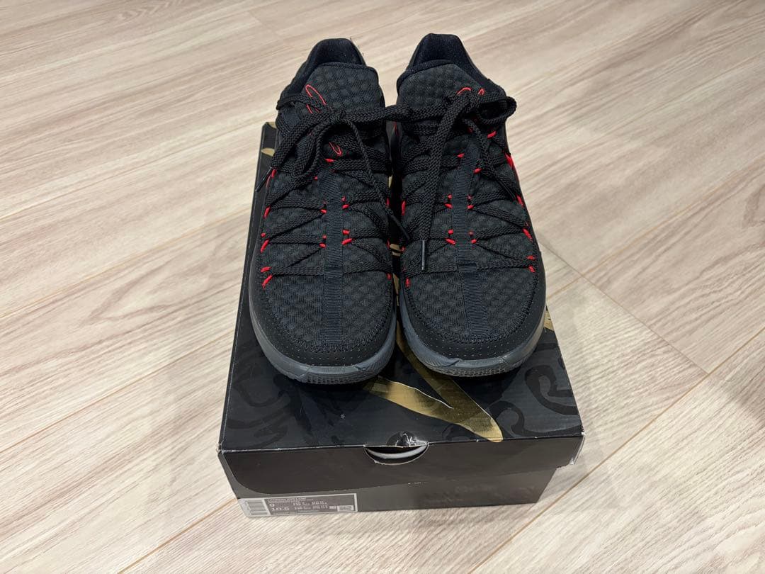 NIKE LEBRON 17 LOW 27cmブラック／レッド