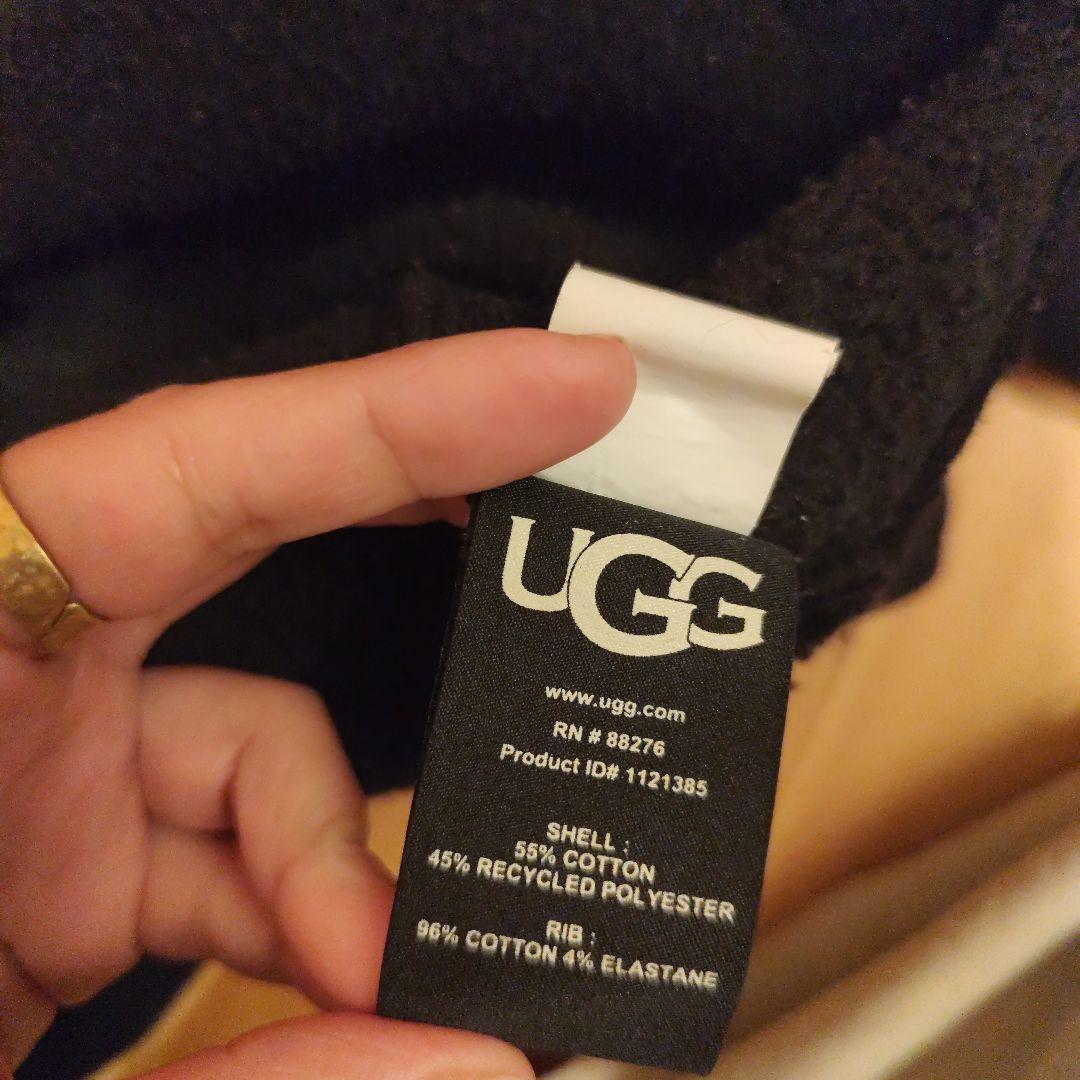 UGG パーカー Rey Fuzzy Logo Hoodie スウェット
