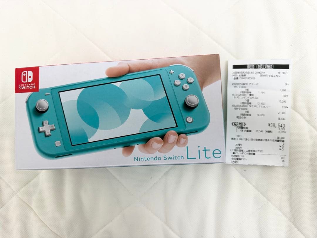 新品未開封　保証書付き　Nintendo Switch Lite ターコイズ