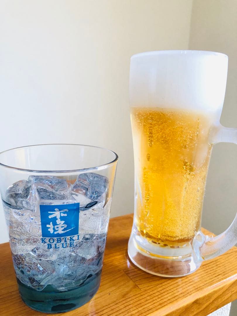食品サンプル　麒麟グラスビール　スーパードライジョッキ　木挽ブルー　3点セット